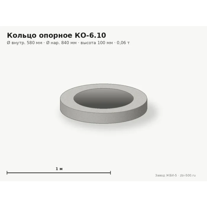 Кольцо опорное КО-6.10
