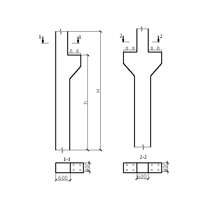Колонна железобетонная 2к 132-7